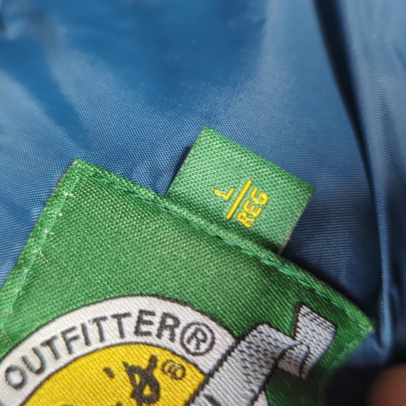 Cabelas heavy insulated winter jacket size Large blue - Picture 8 of 14